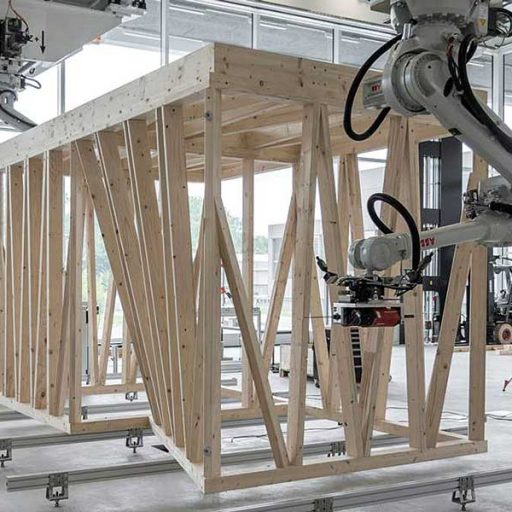 Roboter im Holzbau | Robotik | DFAB House | ETH Zürich | IHM | (c) NFS Digitale Fabrikation / Roman Keller