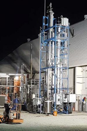 Holz als Rohstoff | Biomasse | IHM | (c) Matt Hoffmann, West Biofuels Pilotanlage „Gemischte Alkohol Synthese“ in Güssing (Bioenergy 2020+) - Foto: Matt Hoffman, West Biofuels