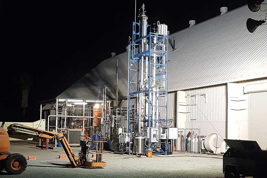Pilotanlage „Gemischte Alkohol Synthese“ in Güssing (Bioenergy 2020+) - Foto: Matt Hoffman, West Biofuels