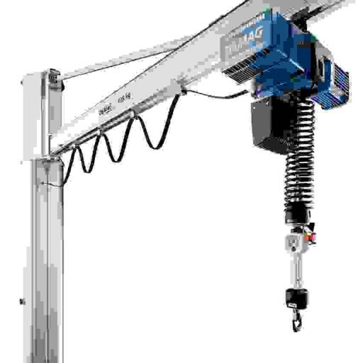 Demag Kettenzug DCBS mit Balancer-Funktion zum hoch präzisen Lastenhandling. Fotos: Demag