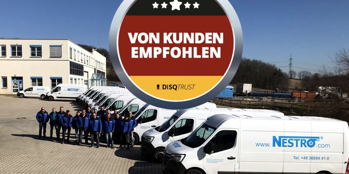 NESTRO® erhält die Service-Auszeichnung 'Von Kunden empfohlen' © NESTRO®